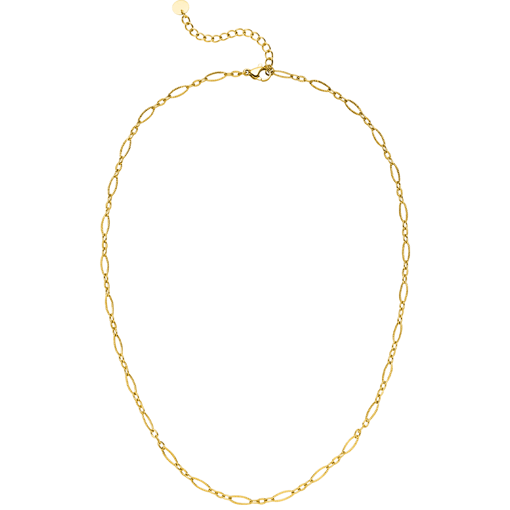 Collier Sweet Tea lisse plaqué or 18 carats