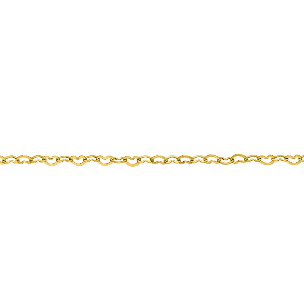 Bracelet Love cœur fin: Or