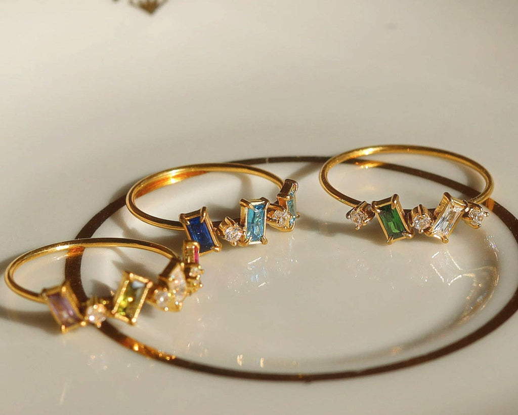 Dara - Bague Multi-pierres en Or