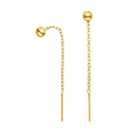 Chaîne d'oreille à pois | Plaqué or 18 carats