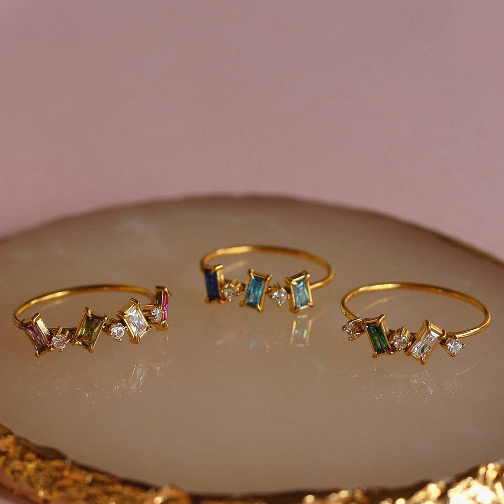 Dara - Bague Multi-pierres en Or