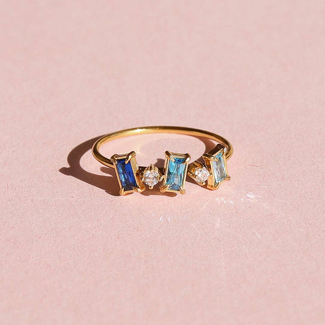 Dara - Bague Multi-pierres en Or