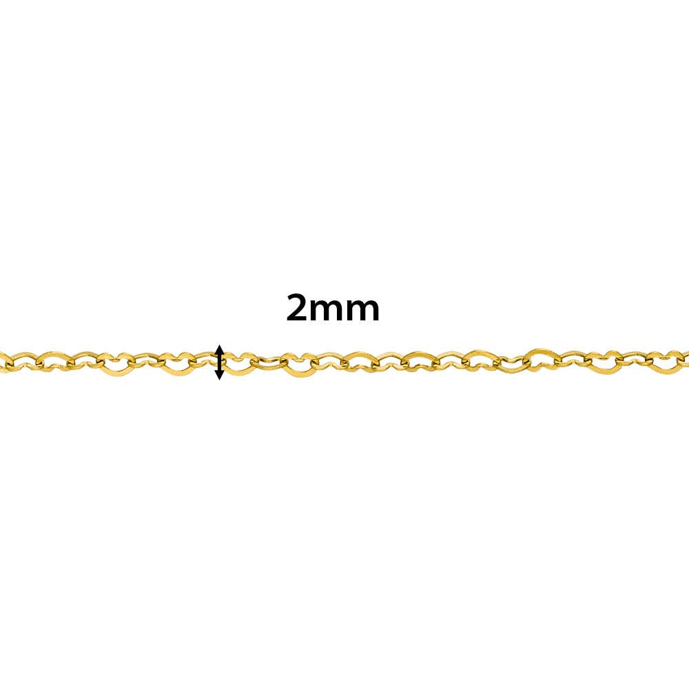 Bracelet love cœur fin: Roségold