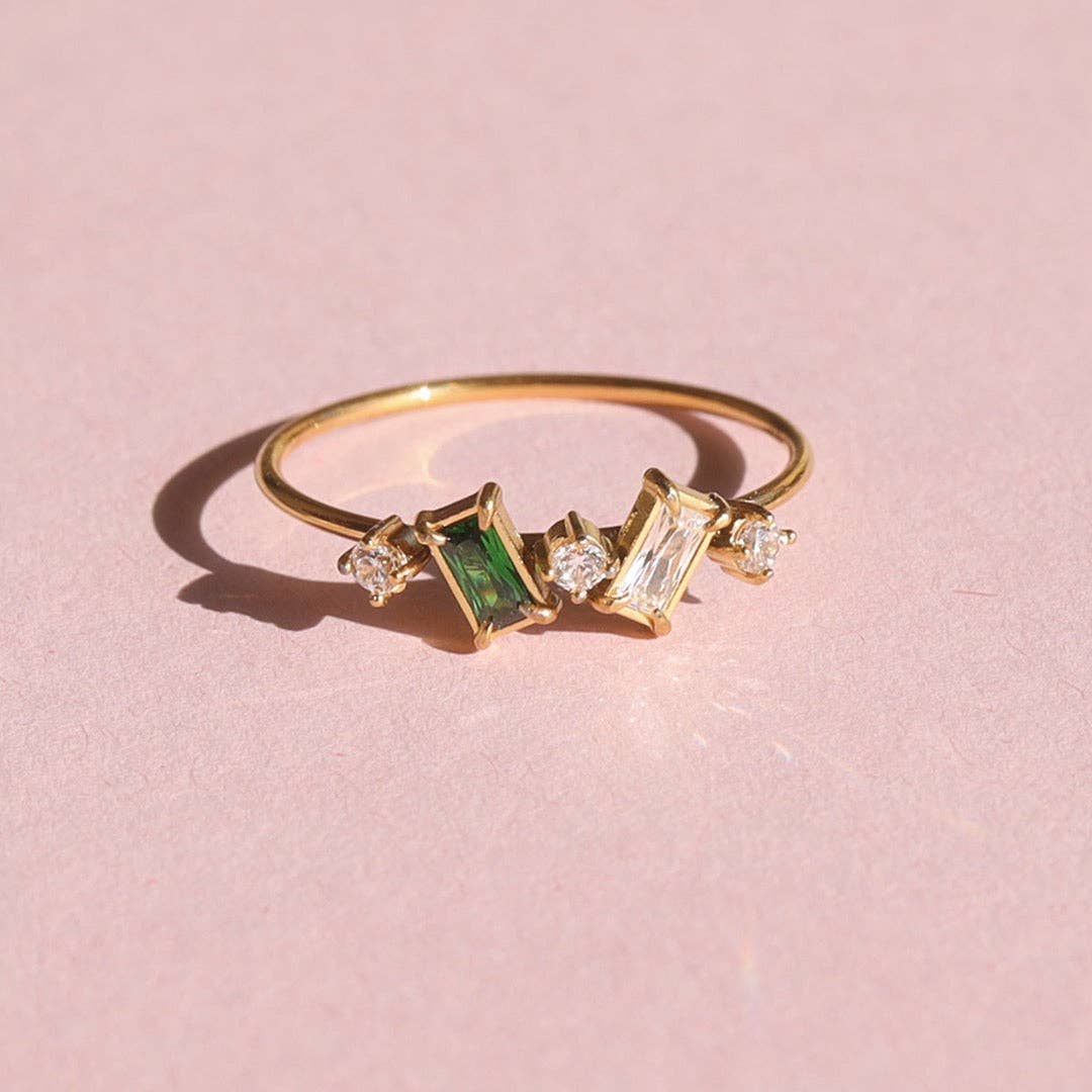 Dara - Bague Multi-pierres en Or